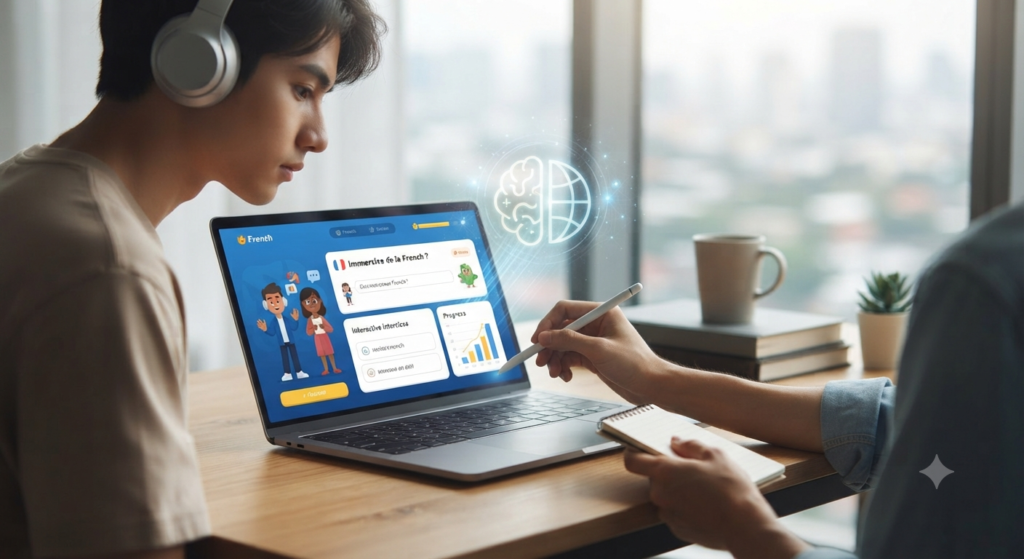 AI language learning tools for students