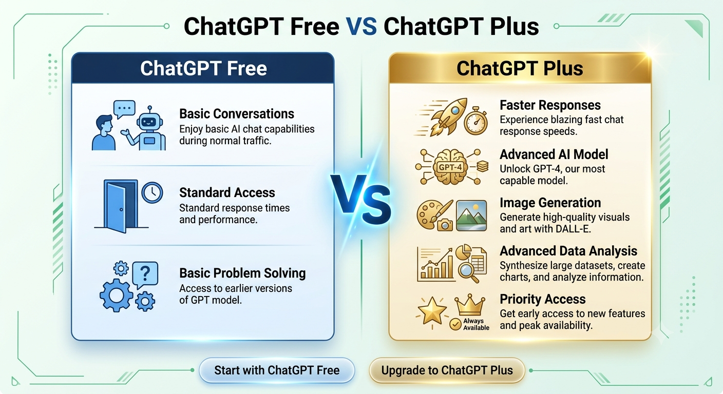 ChatGPT Free vs Plus: Should You Pay for the Plus Version?