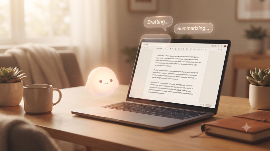 Claude AI writing assistant