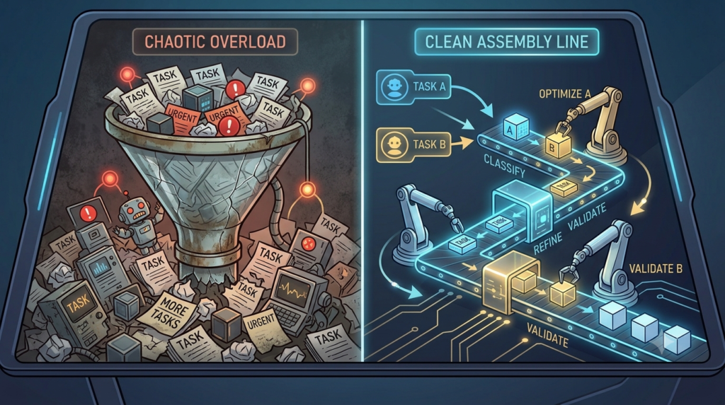 Breaking AI tasks into steps