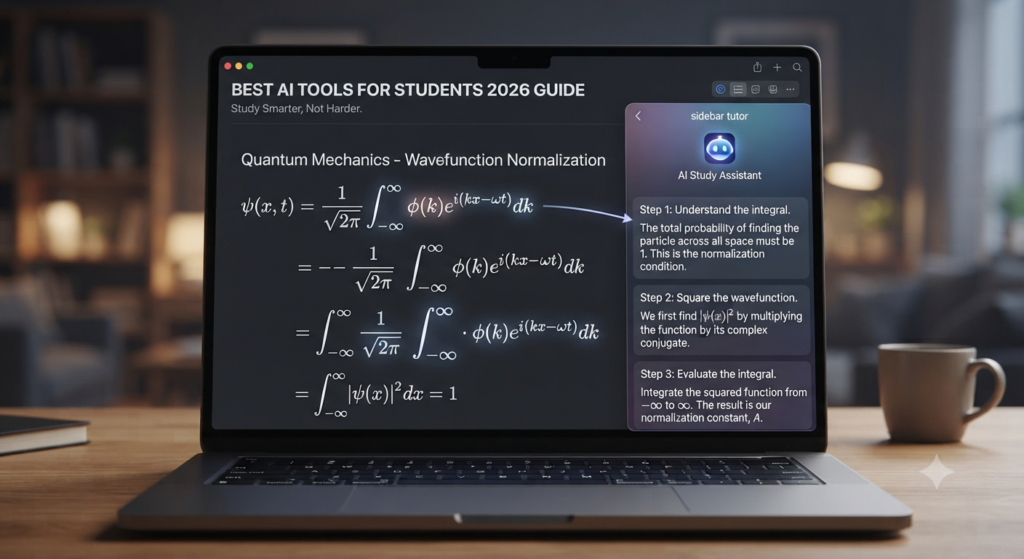 AI tutor helping solve STEM problems