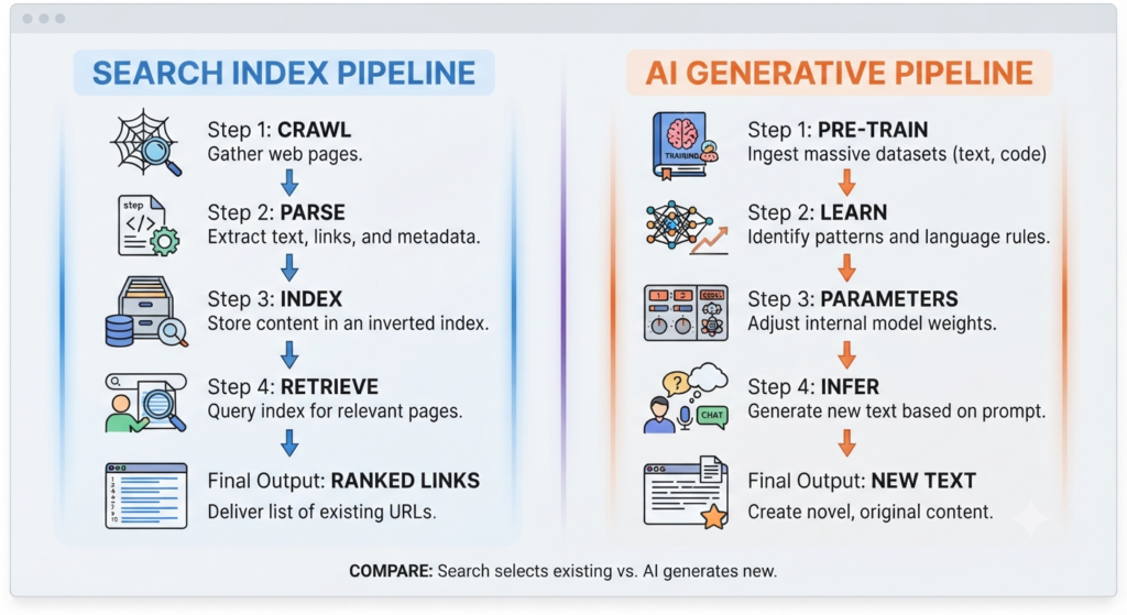 ChatGPT vs Google Search comparison