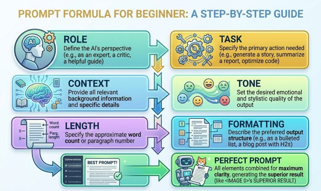AI prompt formula for beginners