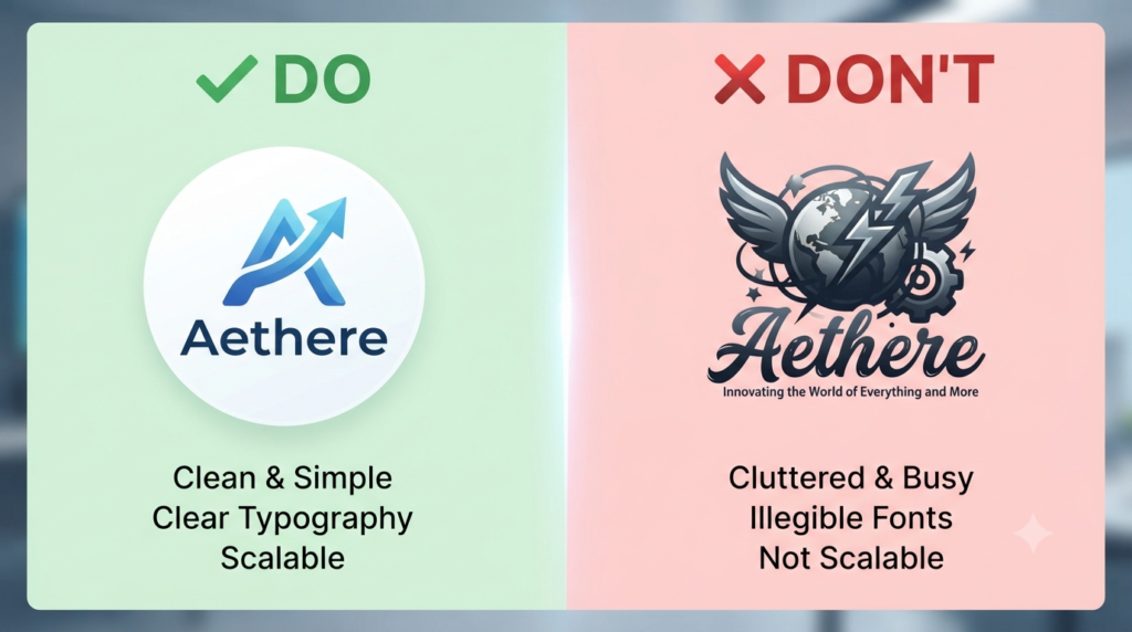 Common AI logo design mistakes to avoid