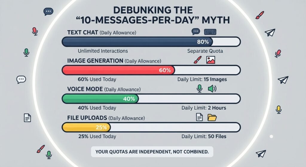 ChatGPT feature usage limits