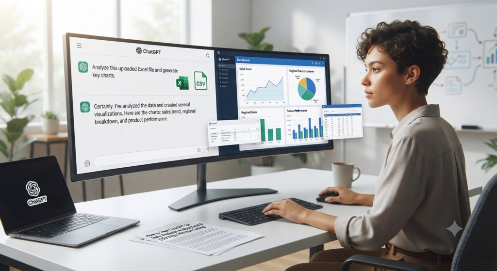 Sales trend analysis with ChatGPT