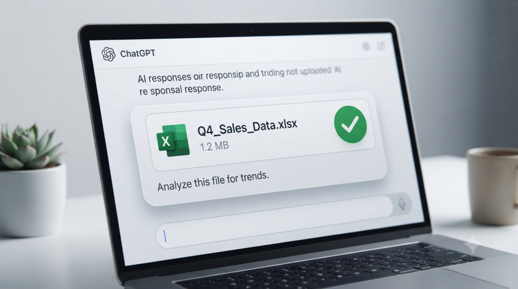 Uploading a CSV file to ChatGPT