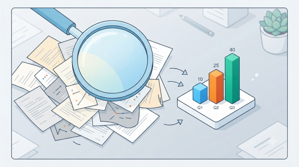 Raw data turned into useful business insights