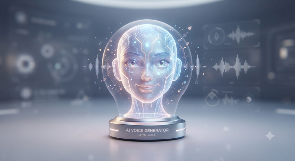 AI voice generation concept