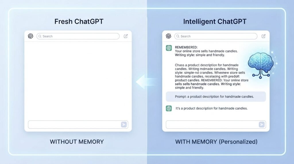 ChatGPT Memory settings in Personalization